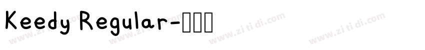 Keedy Regular字体转换